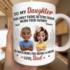Watching You Being A Mom Dad To Daughter - Personalized Mug Watching You Being A Mom Dad To Daughter - Personalized Mug