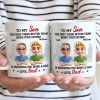 Watching You Being A Mom Dad To Daughter - Personalized Mug Watching You Being A Mom Dad To Daughter - Personalized Mug