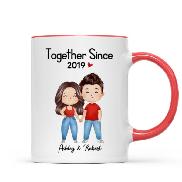 Watercolor Couple Gift For Him Gift For Her Personalized Mug