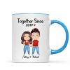Watercolor Couple Gift For Him Gift For Her Personalized Mug