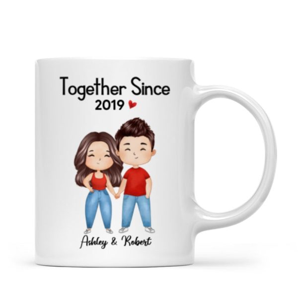 Watercolor Couple Gift For Him Gift For Her Personalized Mug