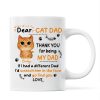 Watercolor Cute Cats Dear Cat Dad Thank You Gift For Cat Dad Cat Lovers Personalized Mug Watercolor Cute Cats Dear Cat Dad Thank You Gift For Cat Dad Cat Lovers Personalized Mug