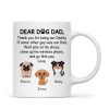 Watercolor Cute Dogs Dear Dog Dad Gift Personalized Mug Watercolor Cute Dogs Dear Dog Dad Gift Personalized Mug
