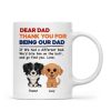 Watercolor Cute Dogs Retro Thanks For Being Our Dad Personalized Mug Watercolor Cute Dogs Retro Thanks For Being Our Dad Personalized Mug