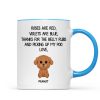 Watercolor Cute Dogs Roses Are Red Violets Are Blue Gift For Dog Lovers Personalized Mug Watercolor Cute Dogs Roses Are Red Violets Are Blue Gift For Dog Lovers Personalized Mug