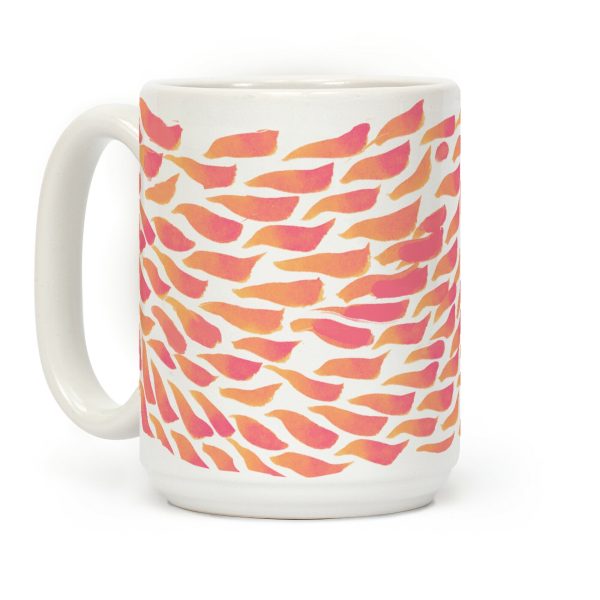 Watercolor Flower Petals Coffee Mug Watercolor Flower Petals Coffee Mug
