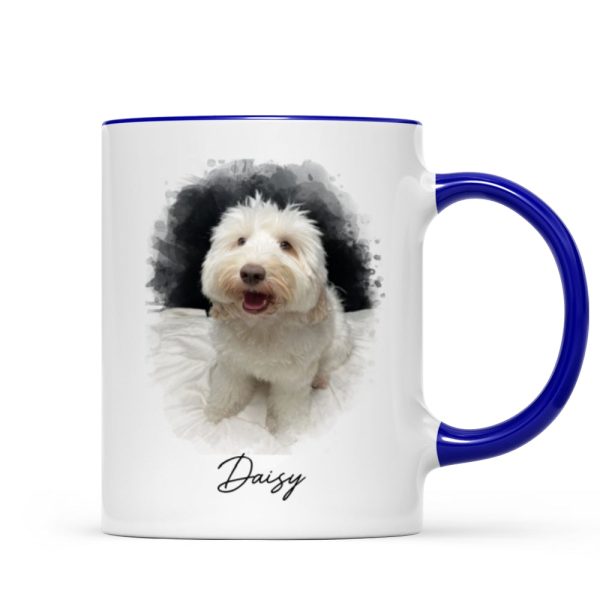 Watercolor Pet Portrait Using Photo Personalized Mug, Unique Gift For Pet Owners, Thoughtful Pet Memorial Gift Watercolor Pet Portrait Using Photo Personalized Mug, Unique Gift For Pet Owners, Thoughtful Pet Memorial Gift