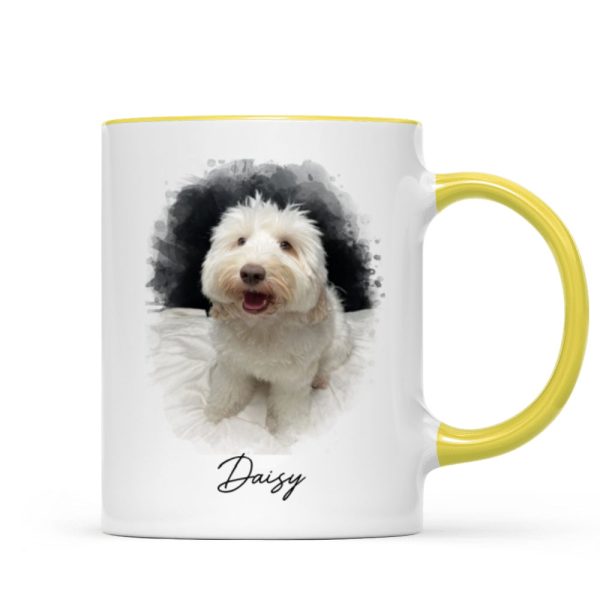 Watercolor Pet Portrait Using Photo Personalized Mug, Unique Gift For Pet Owners, Thoughtful Pet Memorial Gift Watercolor Pet Portrait Using Photo Personalized Mug, Unique Gift For Pet Owners, Thoughtful Pet Memorial Gift
