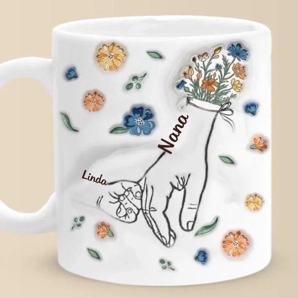 We Are Born Of Love - Family Personalized Custom 3D Inflated Effect Printed Mug - Gift For Mom, Grandma We Are Born Of Love - Family Personalized Custom 3D Inflated Effect Printed Mug - Gift For Mom, Grandma