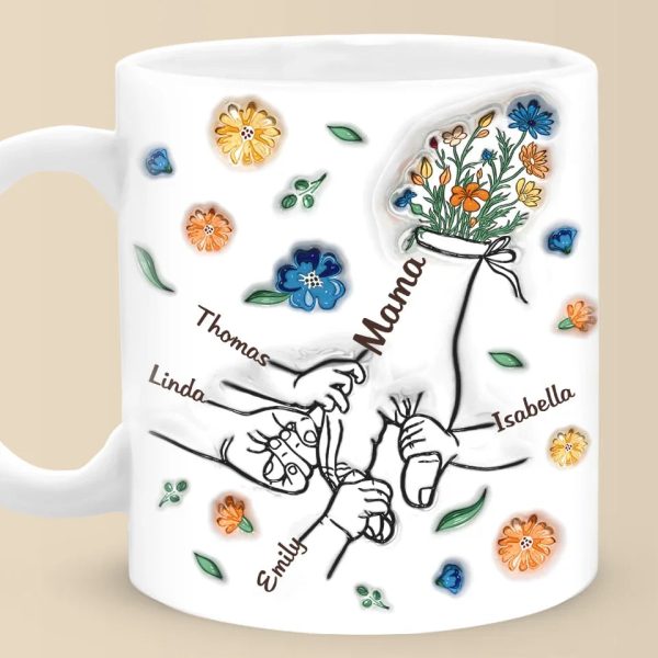 We Are Born Of Love - Family Personalized Custom 3D Inflated Effect Printed Mug - Gift For Mom, Grandma We Are Born Of Love - Family Personalized Custom 3D Inflated Effect Printed Mug - Gift For Mom, Grandma
