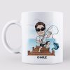 We Hooked The Best Dad Grandpa Caricature Fishing Personalized Mug We Hooked The Best Dad Grandpa Caricature Fishing Personalized Mug