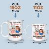We Laugh, We Cry, We Make The Best Memories - Family Personalized Custom Mug - Gift For Mom, Daughter We Laugh, We Cry, We Make The Best Memories - Family Personalized Custom Mug - Gift For Mom, Daughter