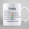 We Love You Dad & Children Back View Personalized Mug We Love You Dad & Children Back View Personalized Mug