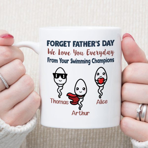 We Love You Everyday Personalized Custom Father's Day Mug C346 We Love You Everyday Personalized Custom Father's Day Mug C346