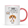 We Love You More Than All The Treats Watercolor Cute Dogs Gift For Dad Personalized Mug We Love You More Than All The Treats Watercolor Cute Dogs Gift For Dad Personalized Mug