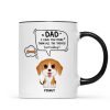 We Love You More Than All The Treats Watercolor Cute Dogs Gift For Dad Personalized Mug We Love You More Than All The Treats Watercolor Cute Dogs Gift For Dad Personalized Mug