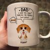 We Love You More Than All The Treats Watercolor Cute Dogs Gift For Dad Personalized Mug We Love You More Than All The Treats Watercolor Cute Dogs Gift For Dad Personalized Mug