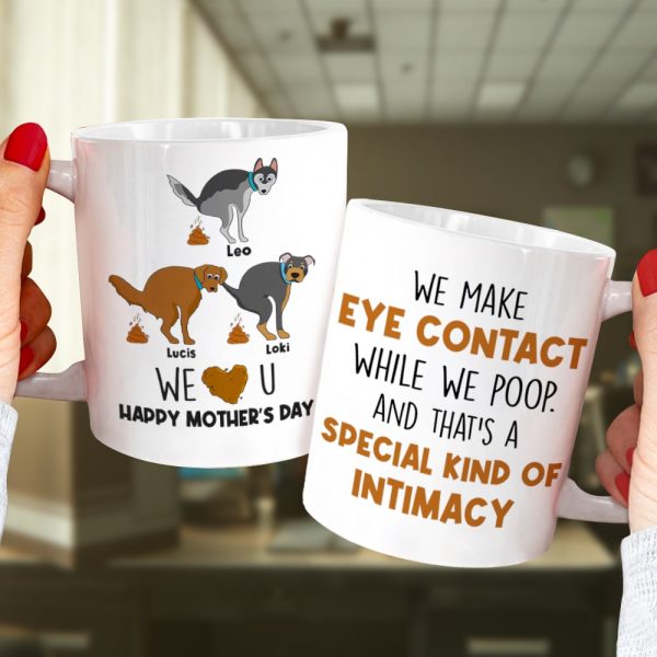 We Make Eye Contact- Gift For Dog Lovers- Personalized Coffee Mug- Mother's Day Mug We Make Eye Contact- Gift For Dog Lovers- Personalized Coffee Mug- Mother's Day Mug