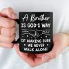 We Never Walk Alone - Family Personalized Custom Black Mug - Gift For Family Members We Never Walk Alone - Family Personalized Custom Black Mug - Gift For Family Members