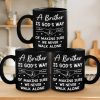 We Never Walk Alone - Family Personalized Custom Black Mug - Gift For Family Members We Never Walk Alone - Family Personalized Custom Black Mug - Gift For Family Members