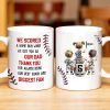 We Scored A Home Run When We Got You As Our Dad, Baseball Stitches And Uniforms - Personalized Custom Coffee Mug - DAD140_MG We Scored A Home Run When We Got You As Our Dad, Baseball Stitches And Uniforms - Personalized Custom Coffee Mug - DAD140_MG