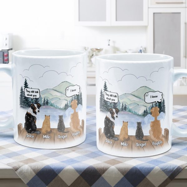 We Still Think About You - Personalized Mug - Memorial, Loving Gift For Pet Loss Owners, Pet Lovers We Still Think About You - Personalized Mug - Memorial, Loving Gift For Pet Loss Owners, Pet Lovers