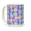 Weed Candy Hearts Pattern Coffee Mug