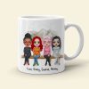 We'll Always Be Friends Because You Match My Level Of Crazy - Personalized Friends Mug We'll Always Be Friends Because You Match My Level Of Crazy - Personalized Friends Mug