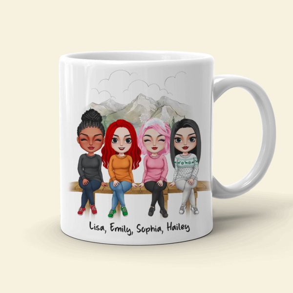 We'll Always Be Friends Because You Match My Level Of Crazy - Personalized Friends Mug We'll Always Be Friends Because You Match My Level Of Crazy - Personalized Friends Mug