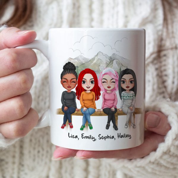 We'll Always Be Friends Because You Match My Level Of Crazy - Personalized Friends Mug We'll Always Be Friends Because You Match My Level Of Crazy - Personalized Friends Mug