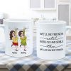 We'll Be Friends Until We're Old And Senile Funny Cartoon Besties Personalized Mug We'll Be Friends Until We're Old And Senile Funny Cartoon Besties Personalized Mug