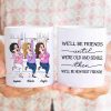 We'll Be Friends Until We're Old And Senile Funny Cartoon Besties Personalized Mug We'll Be Friends Until We're Old And Senile Funny Cartoon Besties Personalized Mug