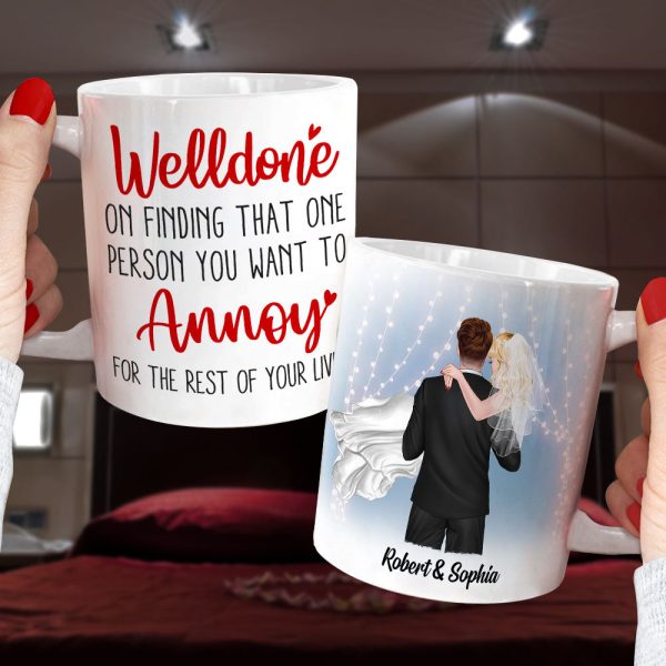 Welldone, On Finding That One Person You Want To Annoy - Personalized Couple Tumbler - Gift For Couple Welldone, On Finding That One Person You Want To Annoy - Personalized Couple Tumbler - Gift For Couple