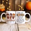 We're Besties Sisters Until We Die Personalized Mug, Fall Season Gift