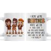 We're Besties Sisters Until We Die Personalized Mug, Fall Season Gift