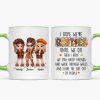 We're Besties Sisters Until We Die Personalized Mug, Fall Season Gift