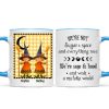 We're not Sugar & Spice Witch Besties Personalized Mug, Halloween Gift for Best Friends