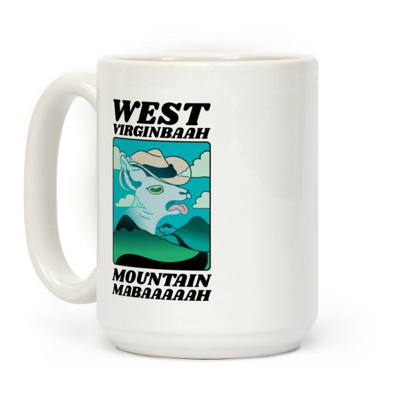 West Virginbaah, Mountain Mabaah (Country Roads Goat) Coffee Mug
