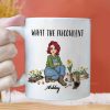 What The Fucculent - Personalized White Ceramic Mug - Gift For Mom, Grandma, Bestie, Sister, Plant Lovers | GR17 NA94 What The Fucculent - Personalized White Ceramic Mug - Gift For Mom, Grandma, Bestie, Sister, Plant Lovers | GR17 NA94