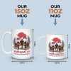 When The Moon Shines, Bigfoot Papa Rises - Family Personalized Custom Mug - Gift For Dad, Grandpa When The Moon Shines, Bigfoot Papa Rises - Family Personalized Custom Mug - Gift For Dad, Grandpa