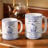 When We Get To The End Of Our Lives Together Toile Couple - Personalized White Edge-to-Edge Mug