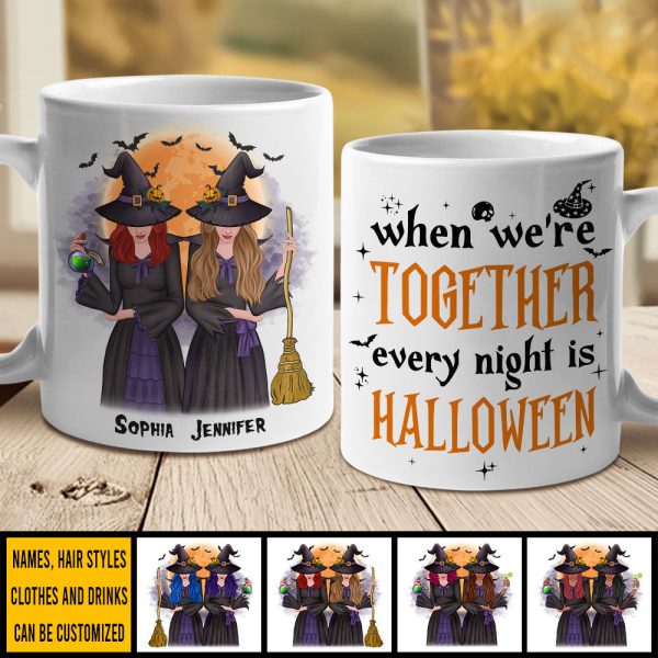 When We're Together, Every Night Is A Halloween - Personalized Mug When We're Together, Every Night Is A Halloween - Personalized Mug