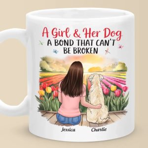 Where She Goes, I Go - Dog Personalized Custom Mug - Mother's Day, Gift For Pet Owners, Pet Lovers