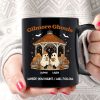 Where You Hunt I Will Follow Besties Ghouls Personalized Mug, Halloween Gift For Best Friends