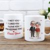 White Ceramic Mug Personalized With I Met You I Liked You I Love You I'm Keeping You Forever Yours Sweet Couple Gift For Coffee White Ceramic Mug Personalized With I Met You I Liked You I Love You I'm Keeping You Forever Yours Sweet Couple Gift For Coffee