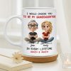 White Ceramic Mug with "I Would Choose You to Be My Granddaughter" Design, High Clarity, Heartwarming Gift White Ceramic Mug with "I Would Choose You to Be My Granddaughter" Design, High Clarity, Heartwarming Gift