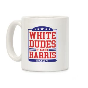 White Dudes for Harris 2024 Coffee Mug