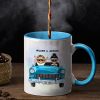 Who You Have Beside - Gift For Couples - Personalized Custom Accent Mug Who You Have Beside - Gift For Couples - Personalized Custom Accent Mug