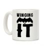 Winging It Bat Coffee Mug Winging It Bat Coffee Mug