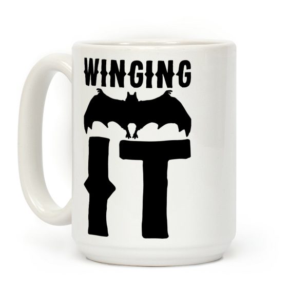 Winging It Bat Coffee Mug Winging It Bat Coffee Mug